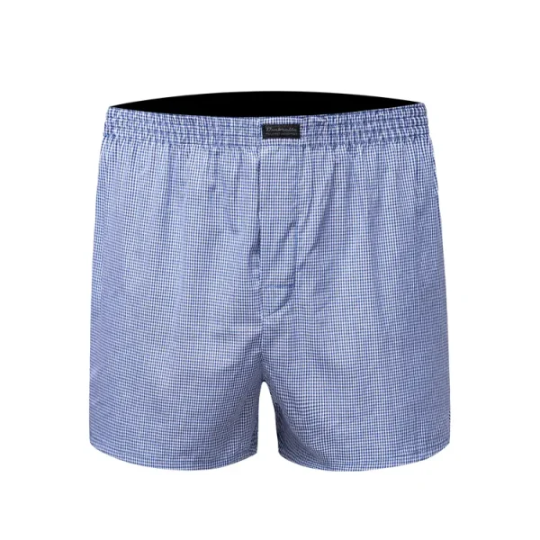 Classic boxers with small checks