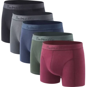 5 colored bamboo trunks