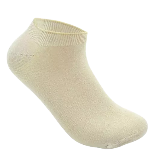 Beige Bamboo Ancle Sock